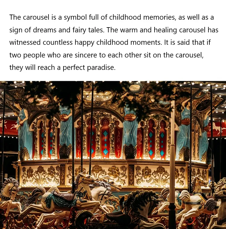 Carousel-Pet Ashes to Crystal Memorial Necklace